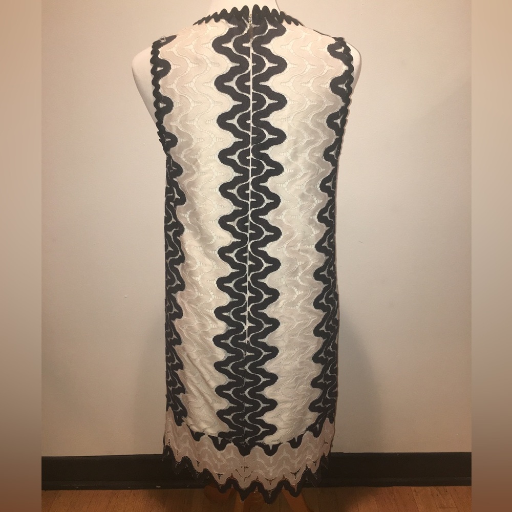 Kate Spade Lace Shift Cream and Black Dress - Size 6 - Picture 2 of 14